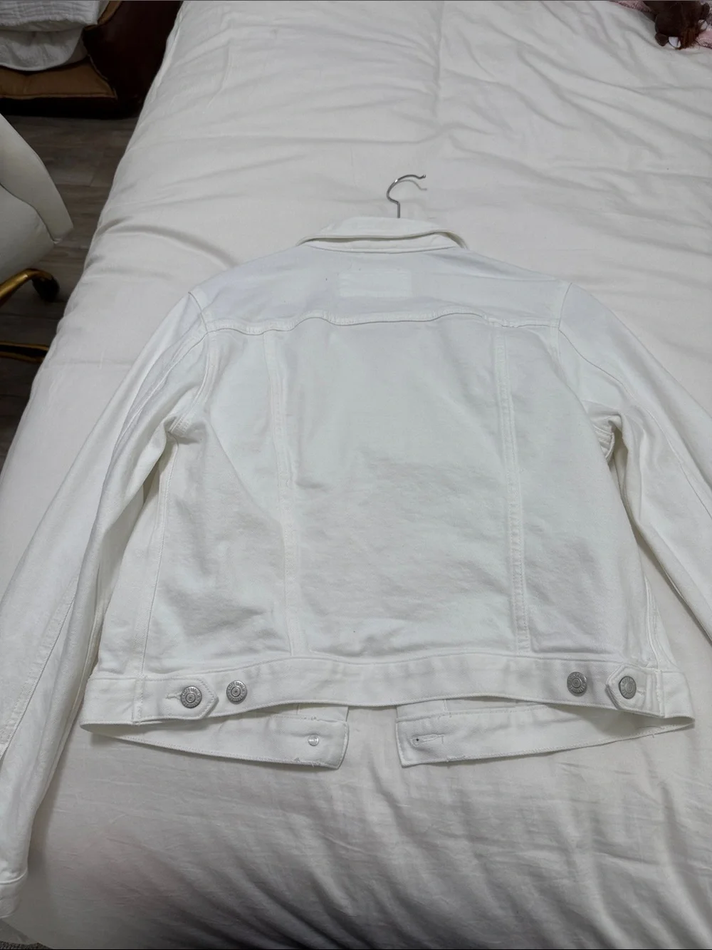 LOFT White Denim Jacket - Picture 4 of 4